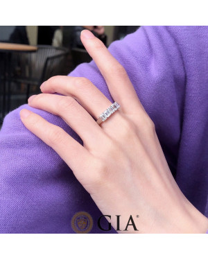 2.1 Carat Eternity Diamond Ring GIA Certified 